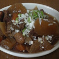 motosuke07's cooksnap of when they made 大根と鶏もも肉のこってり煮★圧力鍋使用.