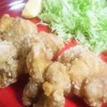 プルプルプルメリア's cooksnap of when they made サクサク衣のシンプルな絶品『鶏の唐揚げ』.