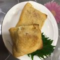 ma___111's cooksnap of when they made キツネコロッケ★ハムカツ風.