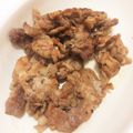 ♡mio1216♡'s cooksnap of when they made 黒豚バラ肉のネギしょうが炒め。.