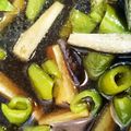ふごみお's cooksnap of when they made ナスと万願寺唐辛子の甘酢煮浸し.