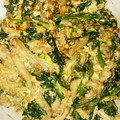 ♪みか②♪'s cooksnap of when they made お弁当に！豚肉とほうれん草の卵炒め.