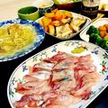 erita710's cooksnap of when they made 魚を捌こう！ブリの刺身５枚おろし編.