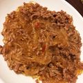 yutatam's cooksnap of when they made 中華風豚ひき肉と春雨のピリ辛炒め.