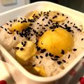 クックE90NKY☆'s cooksnap of when they made ルクルーゼで炊く　ほっくほくの栗ご飯♪.