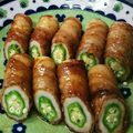 ayum2929's cooksnap of when they made ちくわオクラの豚肉巻き.