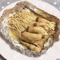 ゆにこーん☆'s cooksnap of when they made あと一品に、えのきバターのホイル焼き.