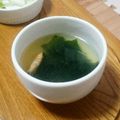 msft5632's cooksnap of when they made 干しえびのわかめスープ。.