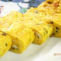 kaana57's cooksnap of when they made ✿お弁当に＊黒ゴマ塩の玉子焼き✿.