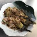 やまさんです☆'s cooksnap of when they made 電子レンジで焼き茄子。.