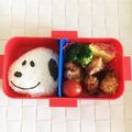 さりーママ♪'s cooksnap of when they made ☆キャラ弁☆スヌーピー.
