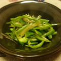 ♡sayulily♡'s cooksnap of when they made 簡単５分！ミョウガとピーマンの和え物.