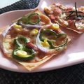 しおちゃん9's cooksnap of when they made 焼売の皮で☆簡単パリパリピザ♡.