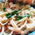 キャラメグ♪'s cooksnap of when they made 包丁不要、カニカマえのきで節約簡単おかず.
