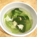クックパッドごはん部's cooksnap of when they made あさりとチンゲン菜のスープ.