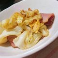 しょみ一's cooksnap of when they made 簡単！春色！キャベツとベーコンの炒め物.