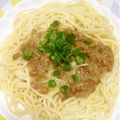 ぽぽきゅ's cooksnap of when they made なめ茸と納豆の冷製おろしパスタ.