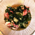 クックDPQXZ6☆'s cooksnap of when they made 簡単！タコときゅうりのもずく酢の物.