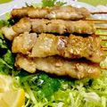 梅乃花おり's cooksnap of when they made ウスターソース＆キャべツ＆七味で焼鳥焼肉.