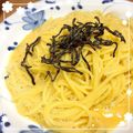 RenTo（れんと）'s cooksnap of when they made 簡単ヘルシー！塩こんぶde卵かけスパ.