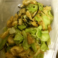 blue_apron's cooksnap of when they made キャベツと油揚げの塩昆布炒め.