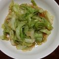 クックZ4AQ75☆'s cooksnap of when they made あまく柔らか♪キャベツの麺つゆ出汁炒め.