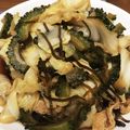 03karin's cooksnap of when they made 夏の常備菜☆ゴーヤとキャベツの塩昆布炒め.
