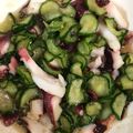 メタルマリオ's cooksnap of when they made きゅうりとタコの酢物.
