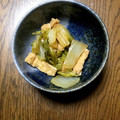Marmo's cooksnap of when they made 安心する味、白菜と油揚げの煮浸し♬.