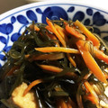 ちづりんも's cooksnap of when they made 切り昆布と厚揚げの炒め煮.