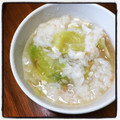 mouasadayo's cooksnap of when they made 離乳食＊鮭とｷｬﾍﾞﾂの和風粥.