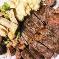 Tacoboo's cooksnap of when they made 肉厚ステーキのアップル・ジンジャーソース.