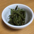 osuco's cooksnap of when they made いんげんの苦手克服♪砂糖醤油たれで・・・.