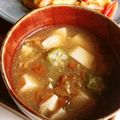 ☆suzuka☆'s cooksnap of when they made 朝食！　オクラ　なめこ　豆腐の　味噌汁！.