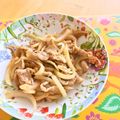 komutatata's cooksnap of when they made 豚肉の味噌生姜焼き.