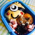 奏♡弦まま's cooksnap of when they made デコ鍋＊猫ちゃんハンバーグ キャラ弁にも.