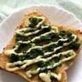 mocomoco♪'s cooksnap of when they made 味噌でネギマヨトースト.