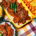 ★ちーた's cooksnap of when they made 簡単10分☆豚肉のケチャップ炒め.