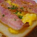 にゃぁくん's cooksnap of when they made 和風メープル☆ベー卵トースト.