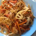 R2016's cooksnap of when they made 簡単★人参とレンコンのきんぴらごぼう.