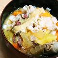 ちぃちゃんの新米ママ's cooksnap of when they made ★☆豚汁うどん☆★.
