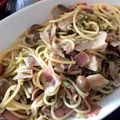 shibatama's cooksnap of when they made たっぷりきのこの和風スパ*レモン風味.