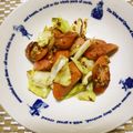ﾁｲﾁｬﾝﾏﾏ's cooksnap of when they made キャベツとウインナー☆粒マスタード炒め.