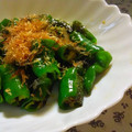 ちぃママ☆ミ's cooksnap of when they made 万願寺唐辛子の焦がし醤油炒め。.