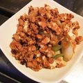_29hymn's cooksnap of when they made 祖父の秘伝★懐かしの味☆豆腐味噌炒め.