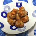おはなすき's cooksnap of when they made 豚薄切り×れんこん肉だんご【香味ケチャ】.