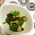 ぽぽきゅ's cooksnap of when they made ほうれん草ときのこの磯辺和え.