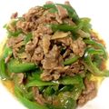 ukiiiiis2☆'s cooksnap of when they made 父直伝！本格青椒肉絲.