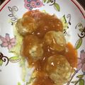 あおあかmommy's cooksnap of when they made お豆腐蒸団子オーロラ春雨あんかけ.