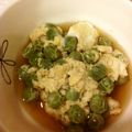 Kaon．'s cooksnap of when they made グリーンピースの卵とじ.